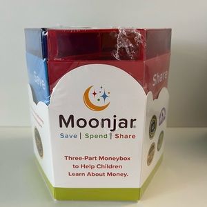 NEW! Kids Piggy Bank System l Moonjar l Save Spend Share